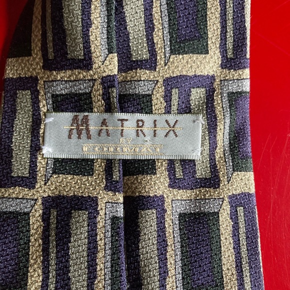 Matrix silk tie by Format - Picture 2 of 2